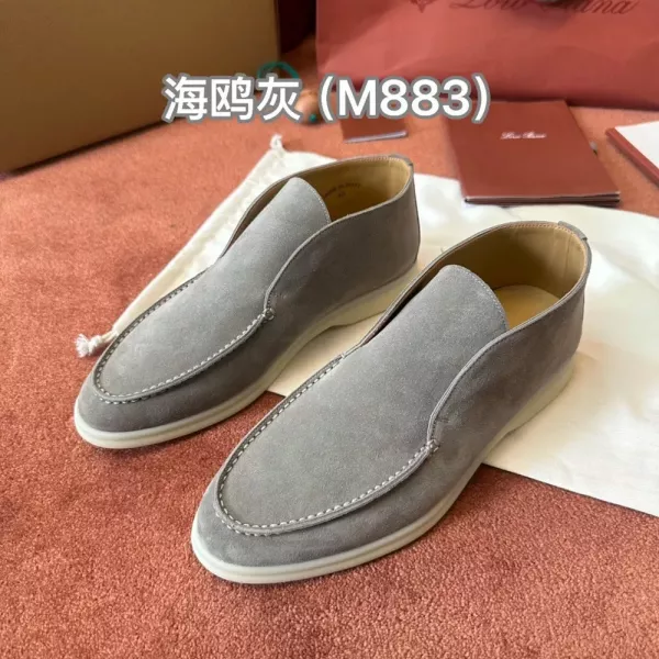 로로피아나 오픈 워크 모카신 슈즈