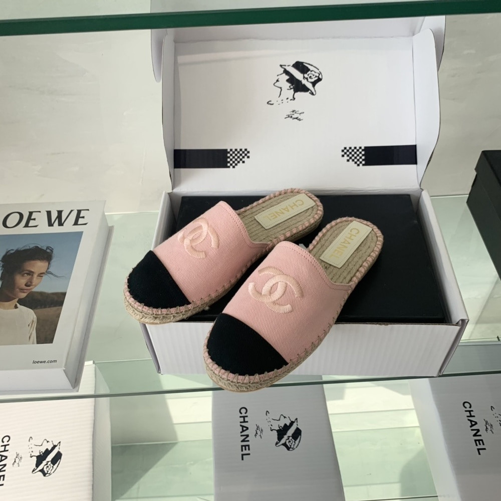 샤넬 로고 포인트 버킷 슈즈