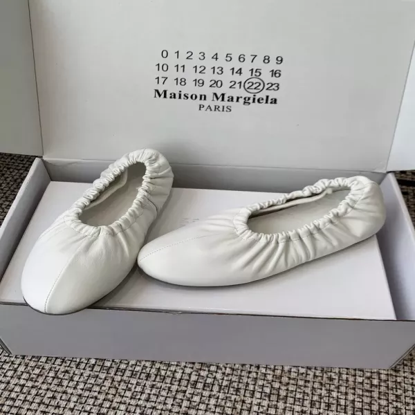 메종마르지엘라 클래식 주름 발레 플랫 슈즈