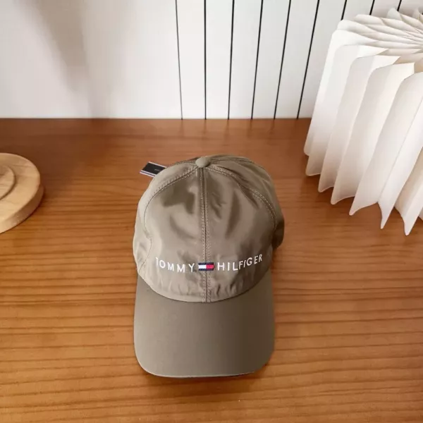 타미힐피거 로고 자수 캐주얼 캡