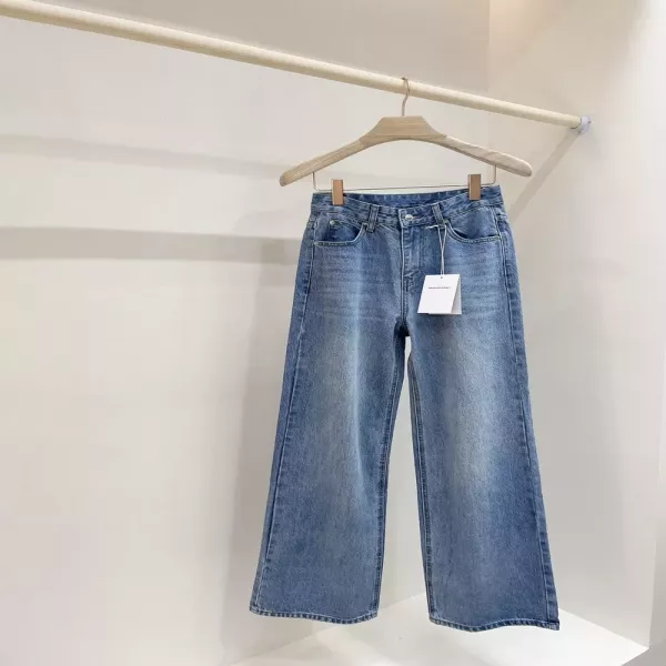 알렉산더왕 워싱 와이드 데님 팬츠