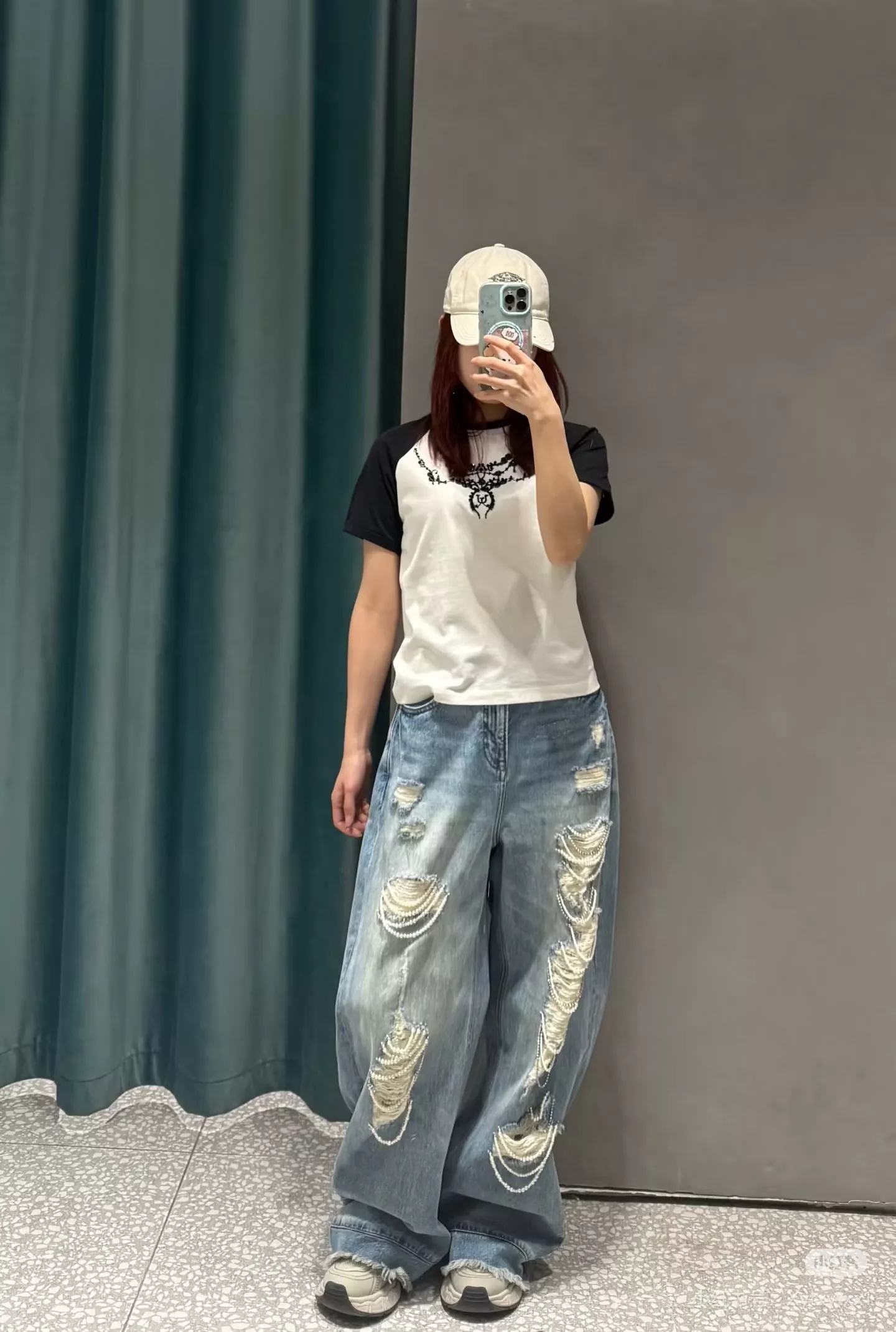 우야 진주 체인 디스트로이드 와이드 진 상세 이미지 50