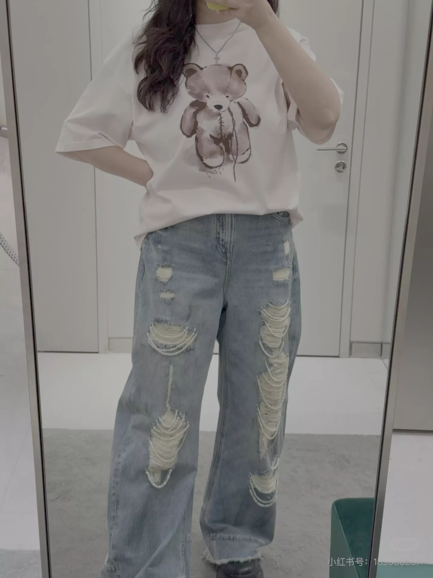 우야 진주 체인 디스트로이드 와이드 진 상세 이미지 47