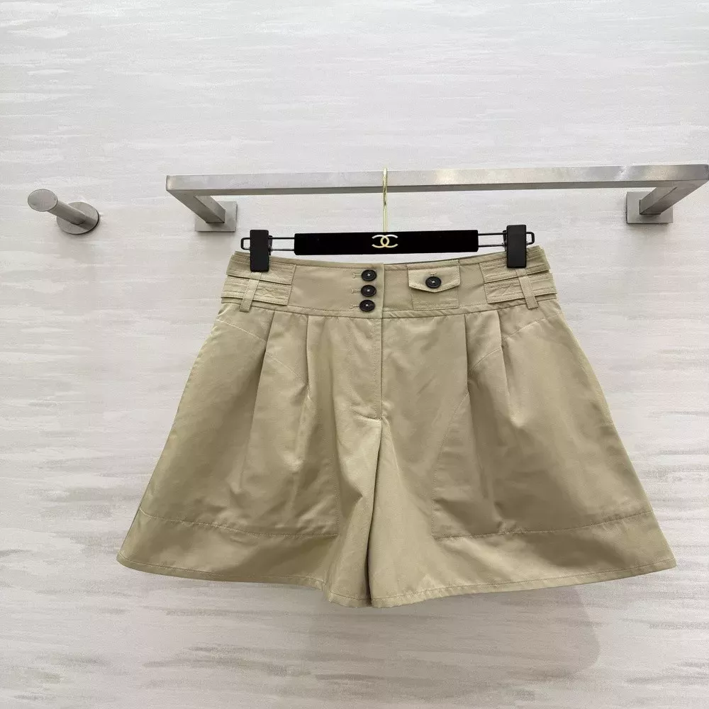 짐머만 카키 하이웨이스트 더블버튼 팬츠
