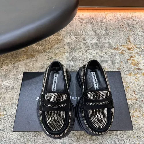 알렉산더왕 실크 배색 경량 로퍼