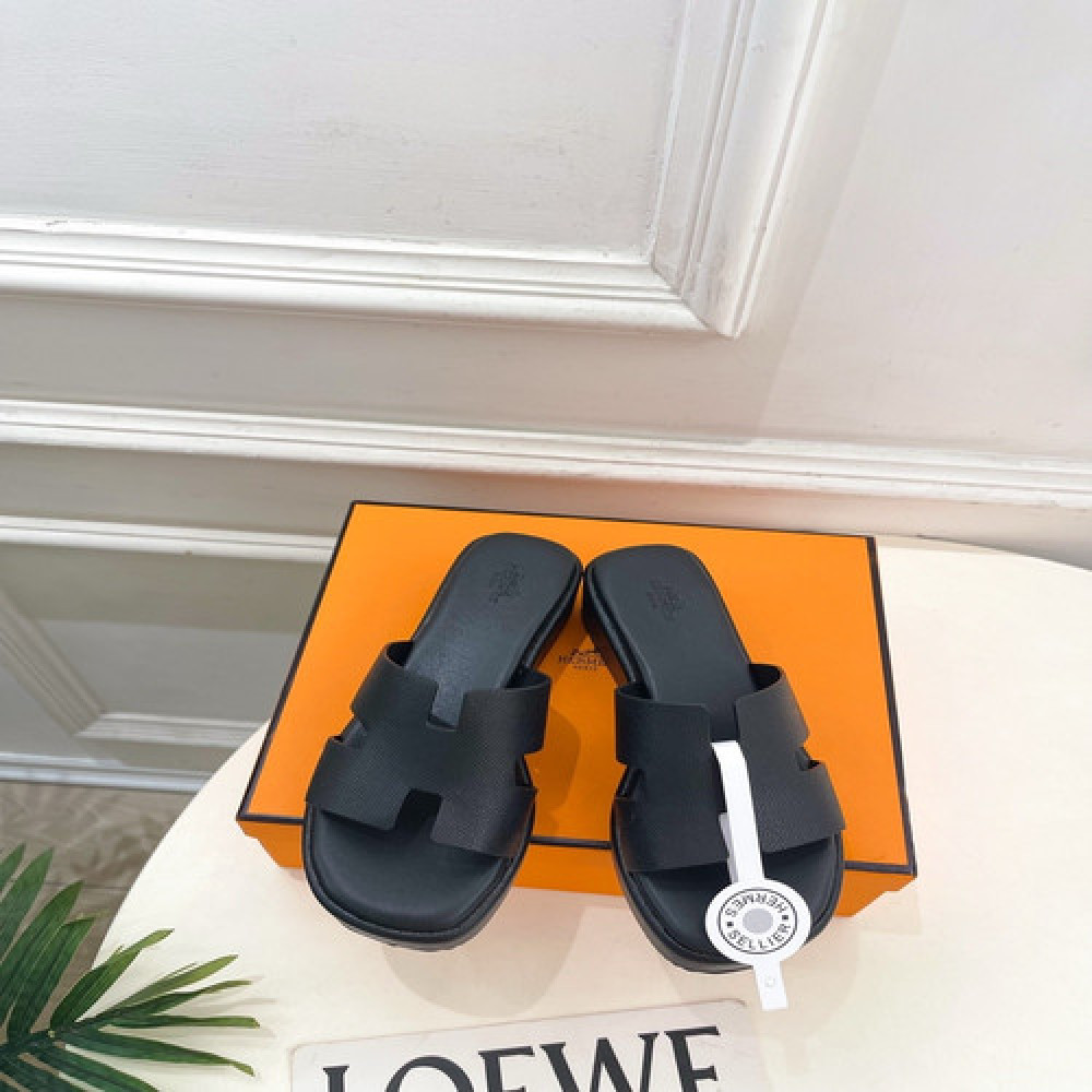에르메스 H라인 플랫폼 슬리퍼