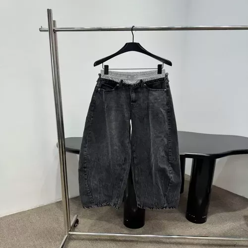 알렉산더왕 레이어드 밴딩 데님 팬츠