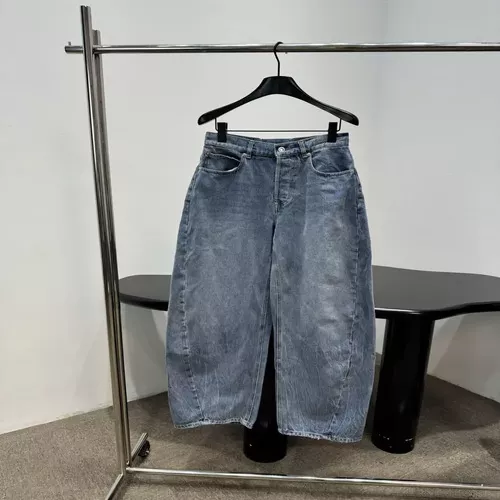 알렉산더왕 워싱 데님 와이드 팬츠