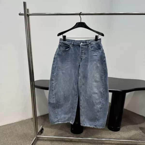 알렉산더왕 워싱 데님 와이드 팬츠