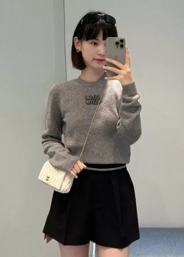 미우미우 미니 울 쇼트 팬츠 상세 이미지 24