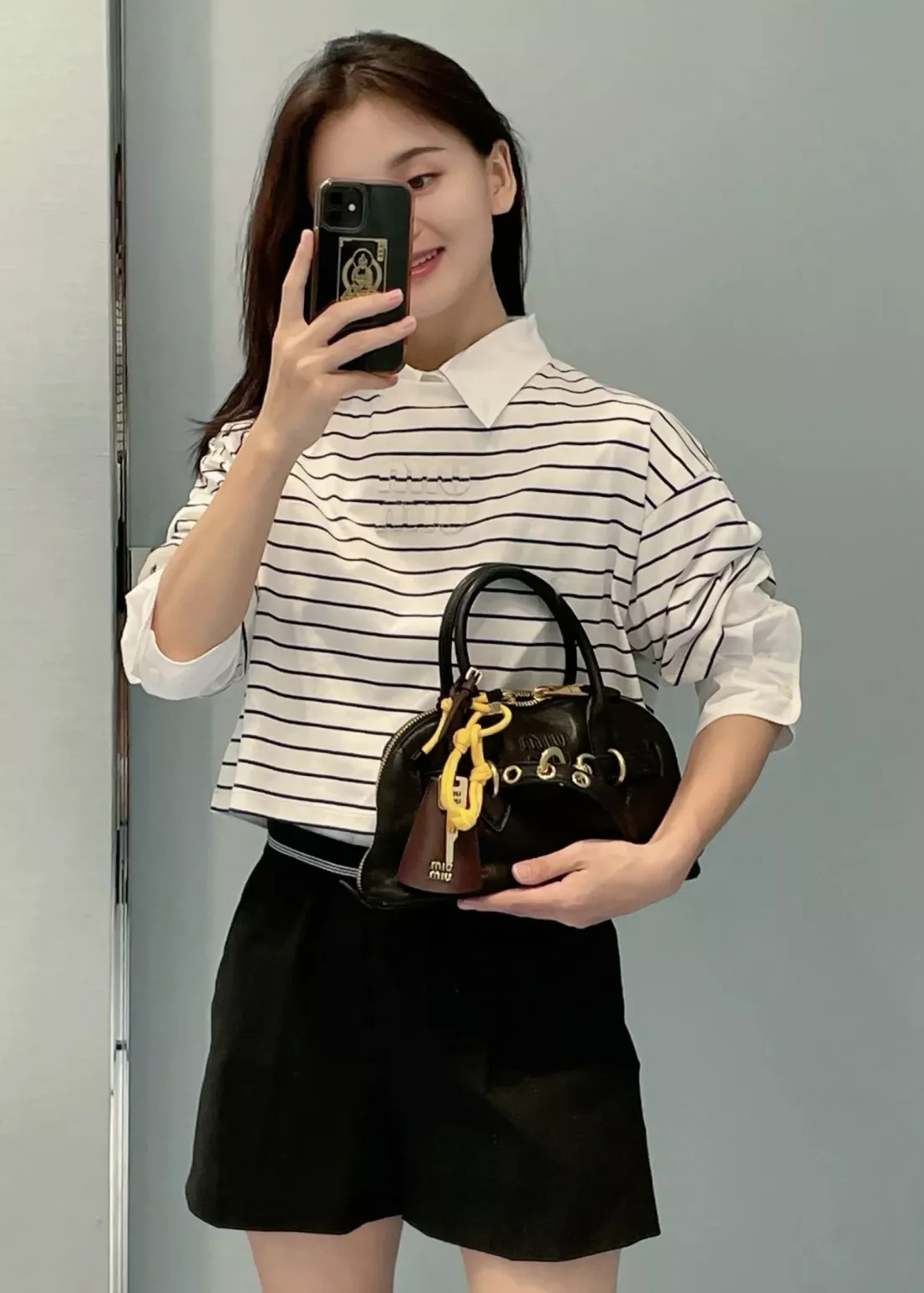 미우미우 미니 울 쇼트 팬츠 상세 이미지 20