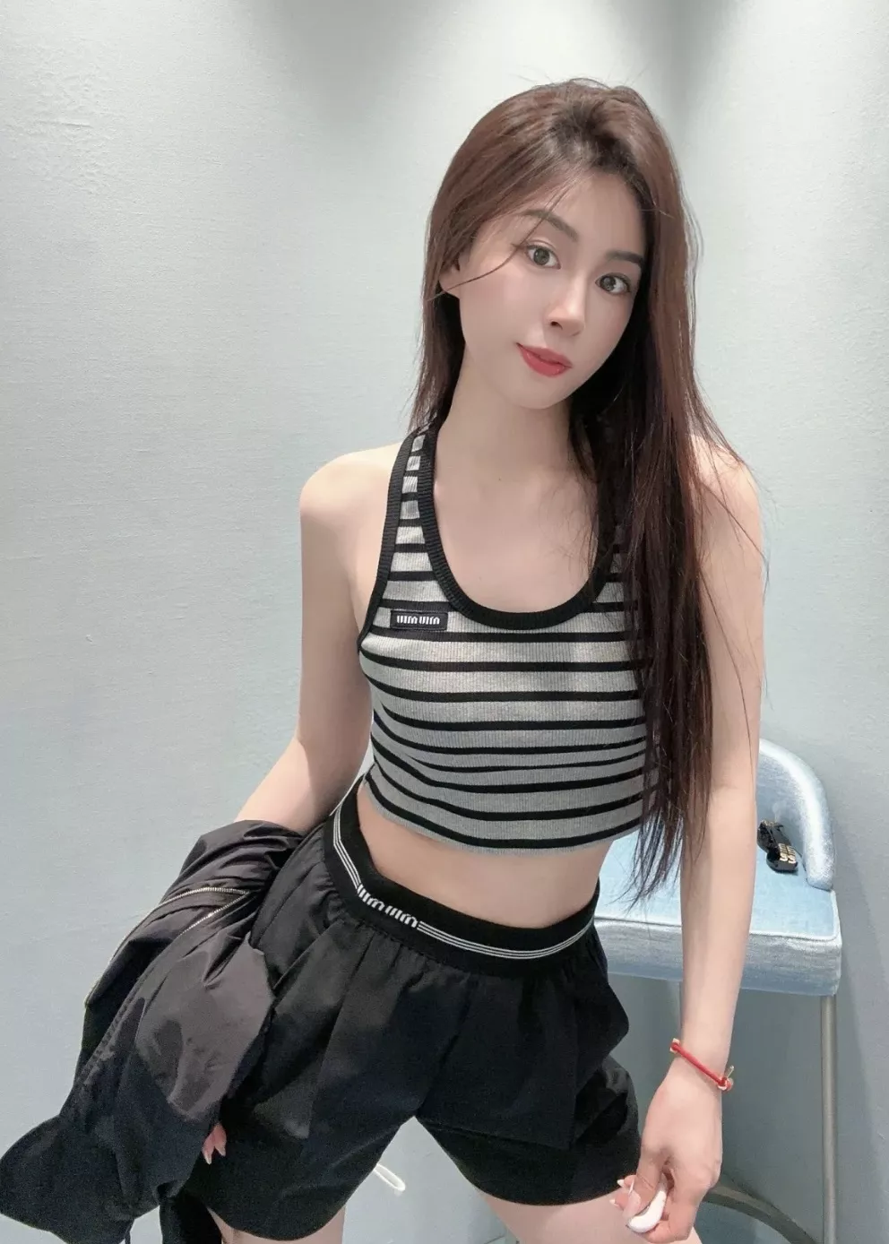 미우미우 미니 울 쇼트 팬츠 상세 이미지 32