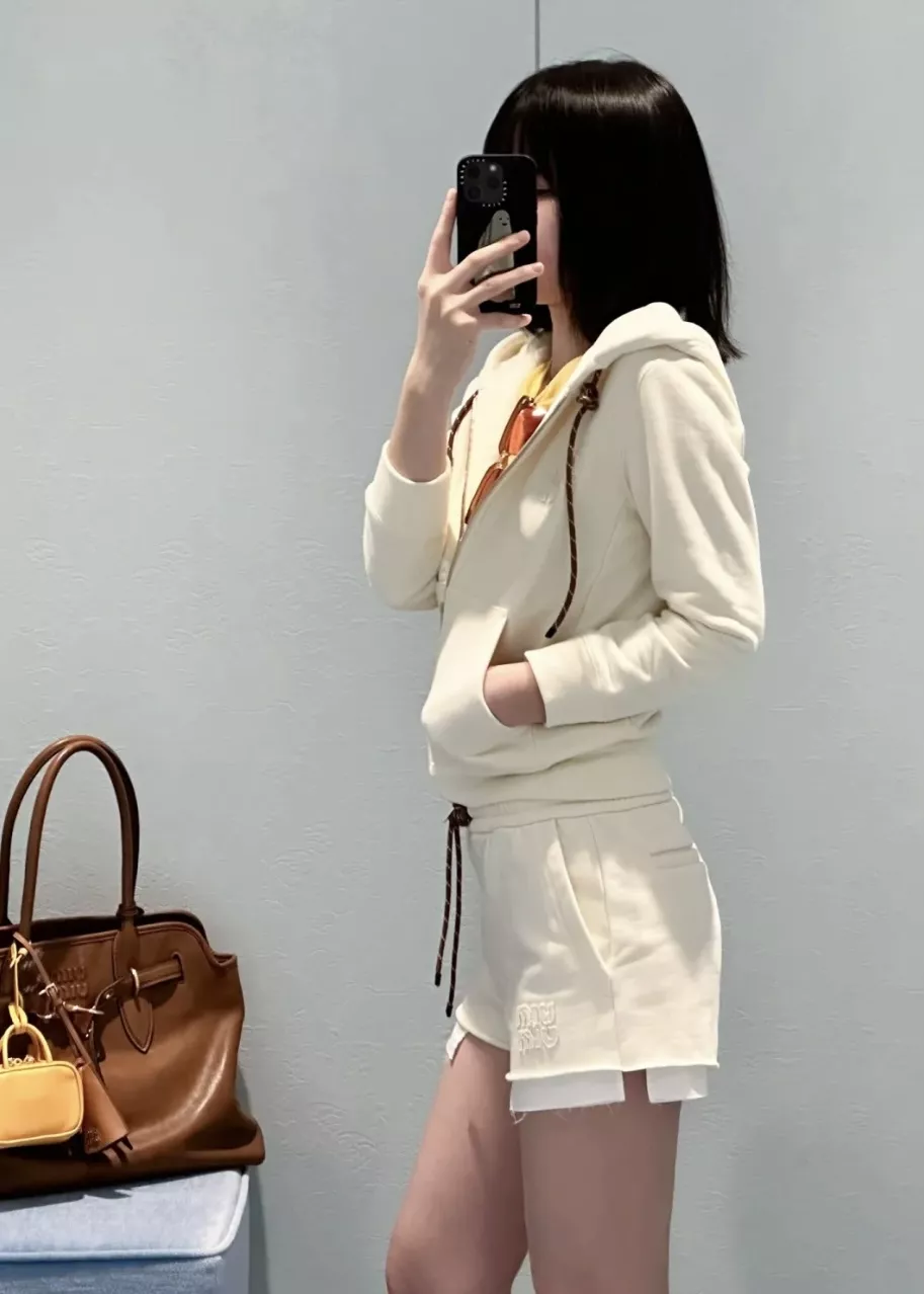 미우미우 코튼 롤업 숏 팬츠 상세 이미지 30