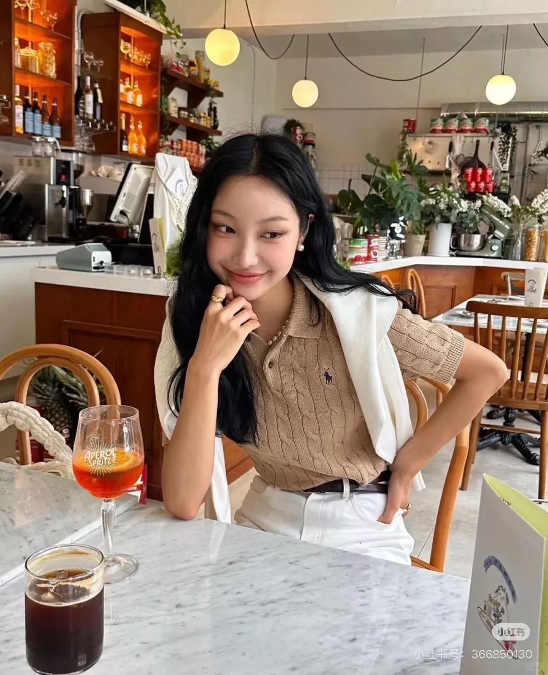 랄프로렌 자수 로고 반소매 니트 폴로 상세 이미지 28