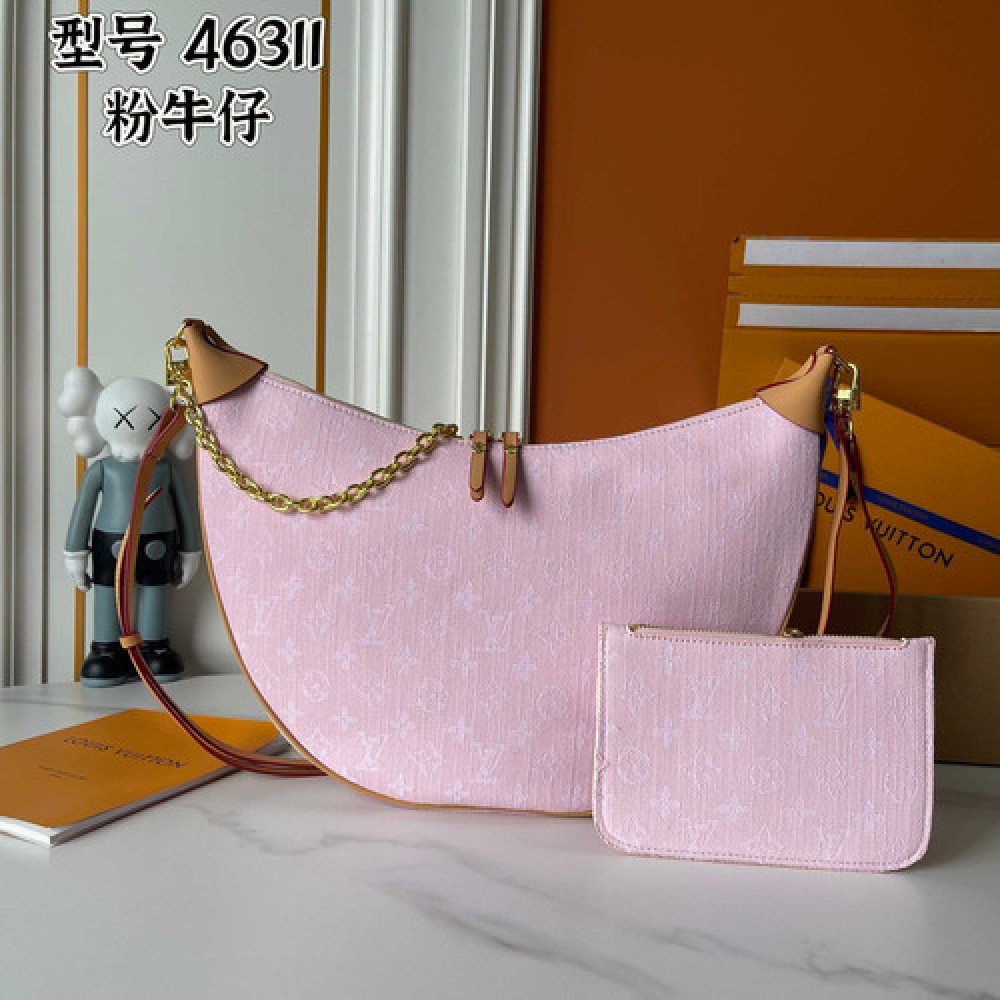 루이비통 루프 호보 반달 숄더백
