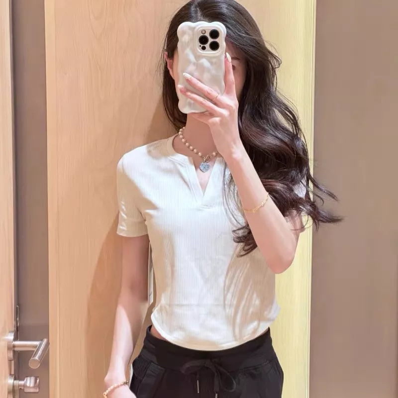 룰루레몬 슬림핏 골지 반소매 티셔츠 상세 이미지 28