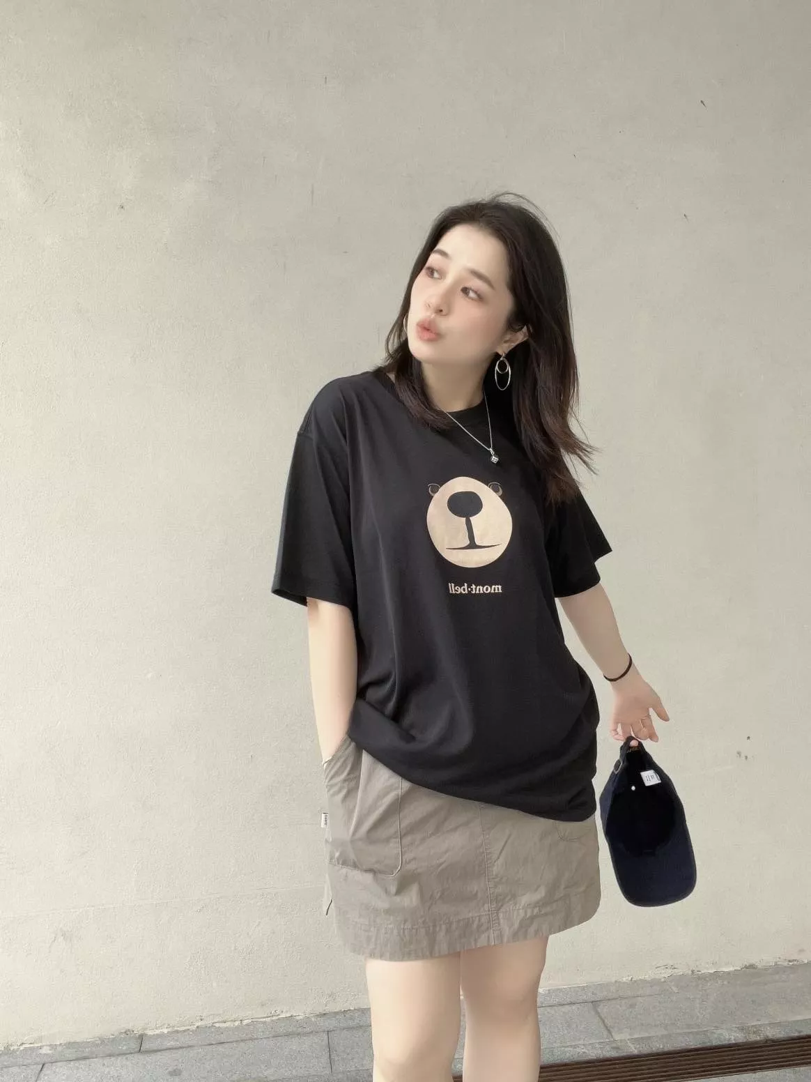 몽벨 곰 프린트 반소매 티셔츠 상세 이미지 19