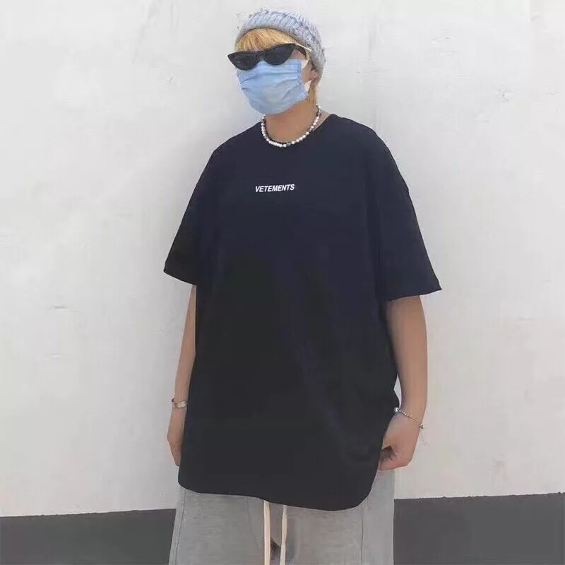 베트멍 레터링 로고 박스 패치 티셔츠 상세 이미지 13