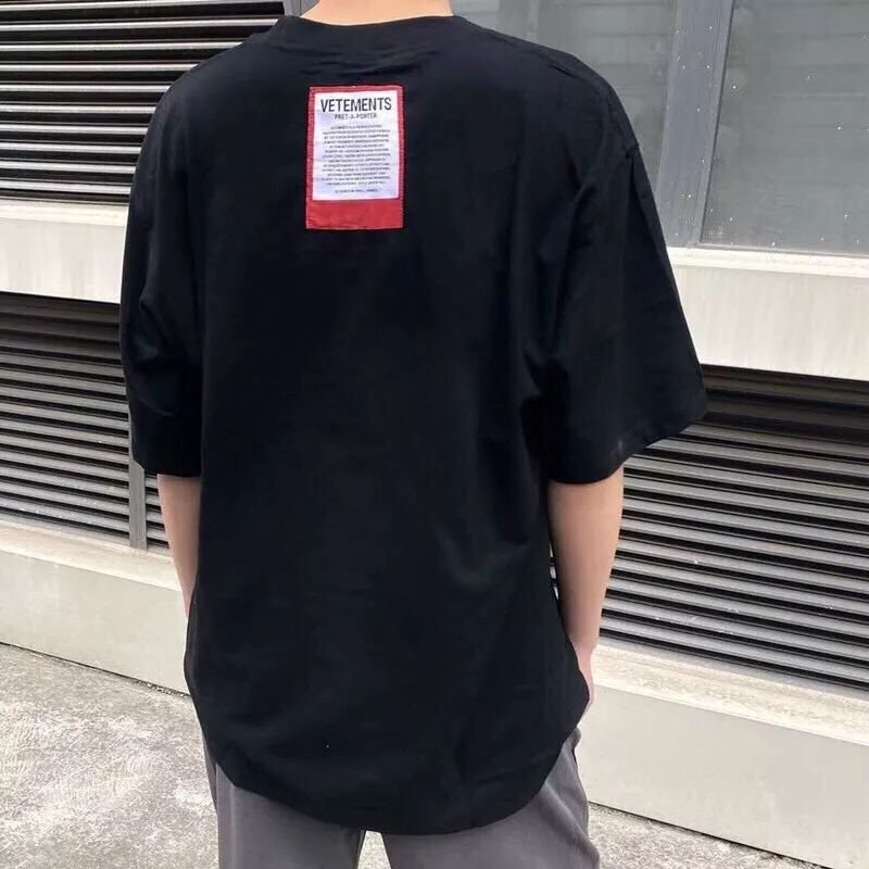베트멍 레터링 로고 박스 패치 티셔츠 상세 이미지 15