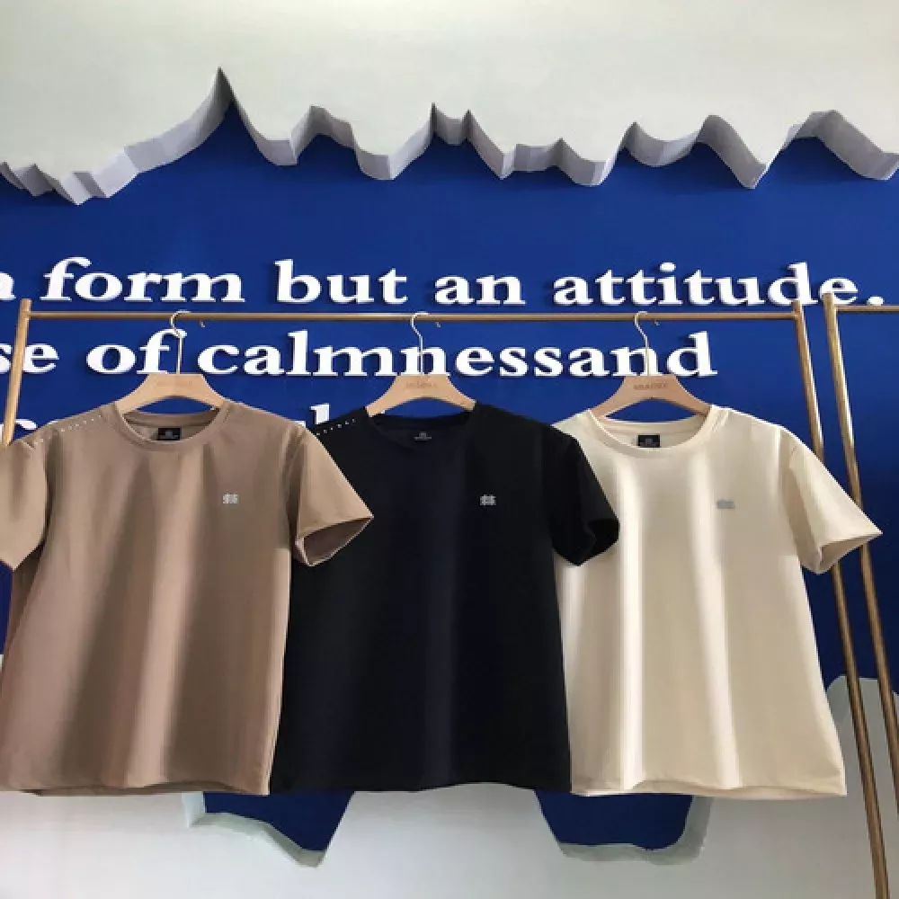 코오롱스포츠 기능성 라운드넥 반소매 티셔츠