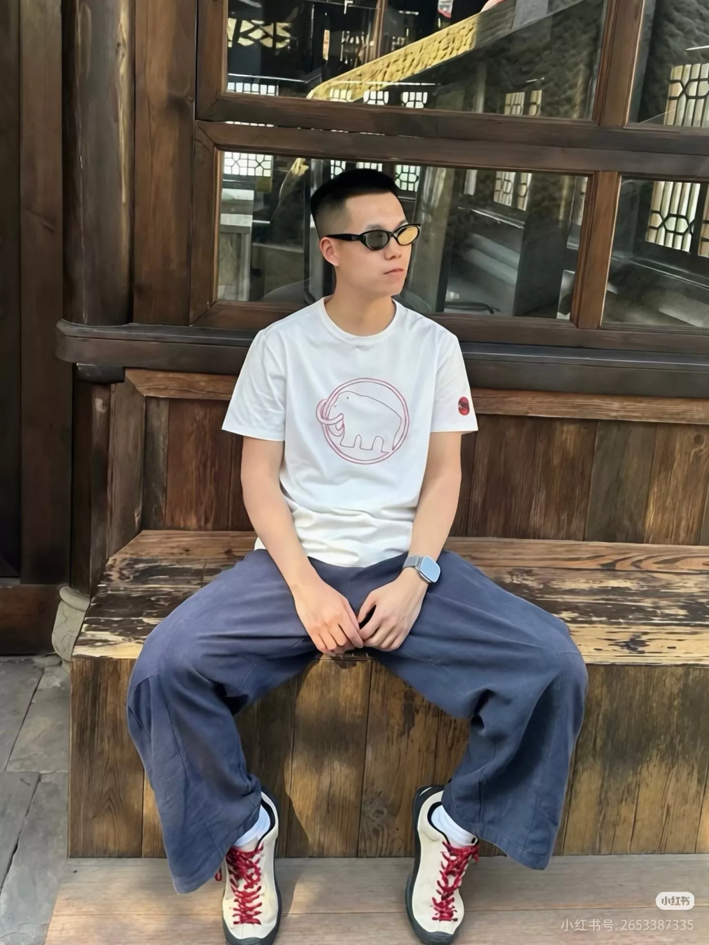 마무트 아웃도어 클래식 레드라벨 반소매 티셔츠 상세 이미지 20