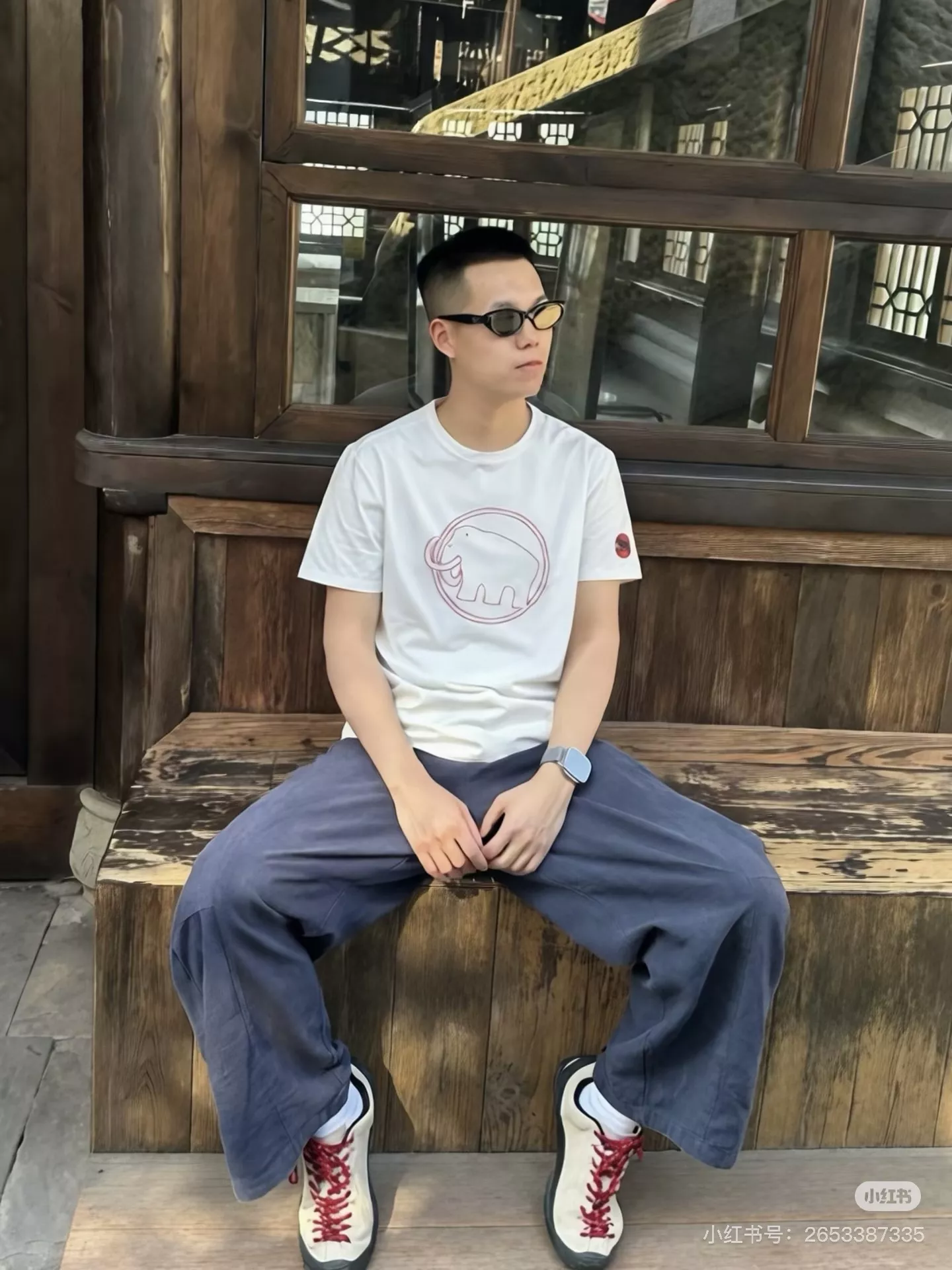 마무트 아웃도어 클래식 레드라벨 반소매 티셔츠 상세 이미지 23