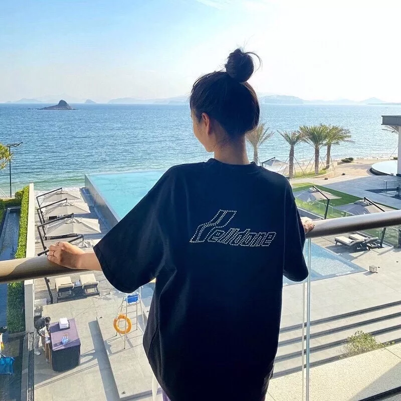웰던 진주 레터링 반소매 티셔츠 상세 이미지 18