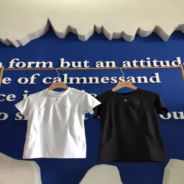 룰루레몬 요가 크롭 반소매 티셔츠