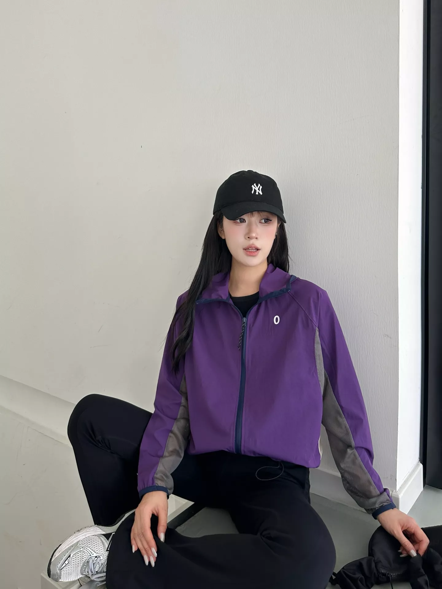 안코라우 배색 메쉬 후드 자외선 차단 재킷 상세 이미지 65