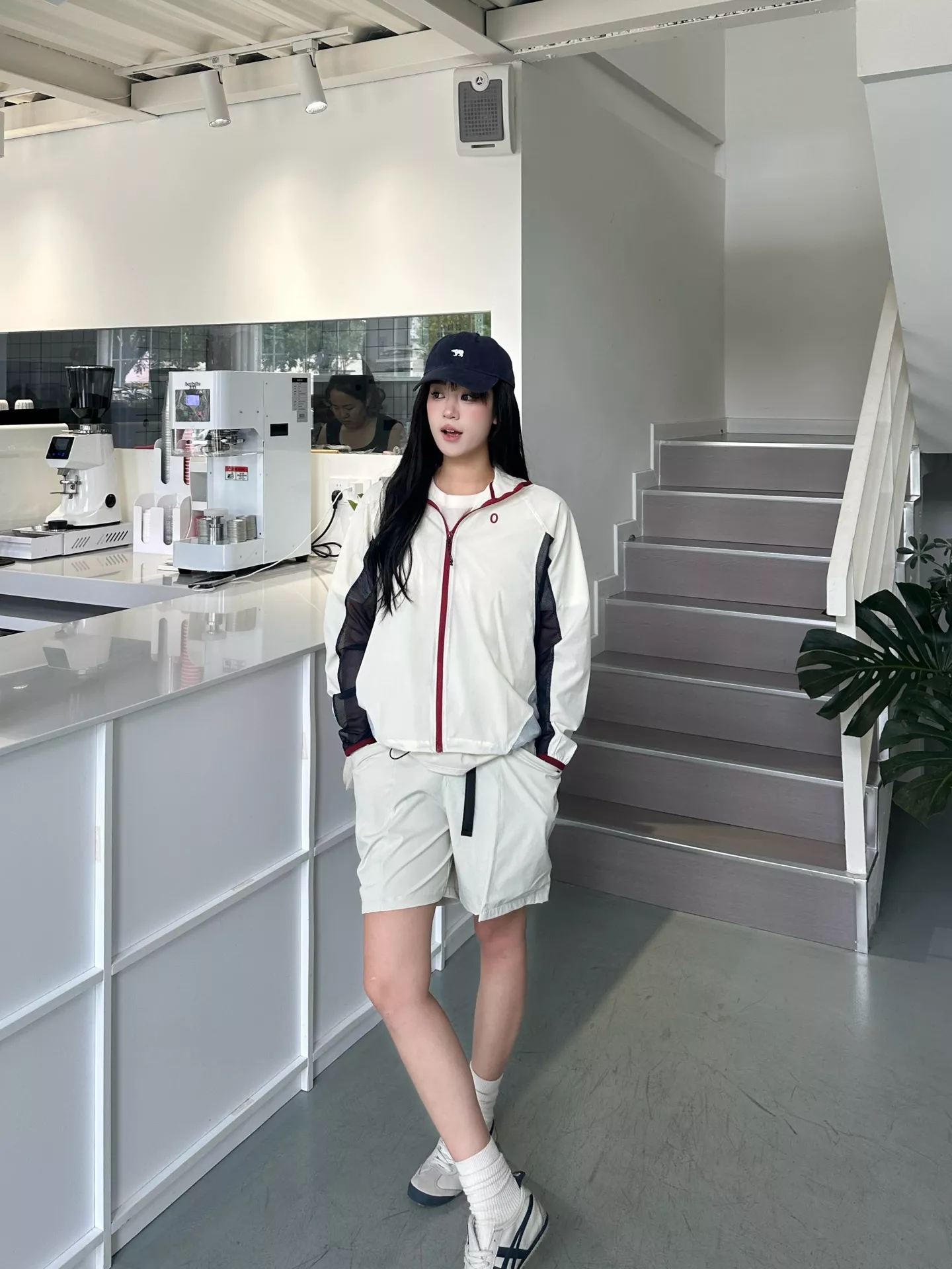 안코라우 배색 메쉬 후드 자외선 차단 재킷 상세 이미지 67