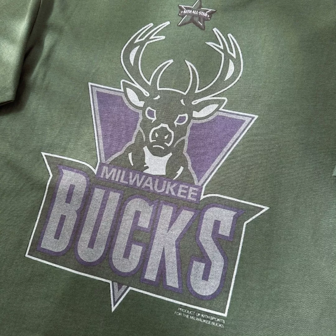 키스 NBA 올스타 밀워키 벅스 빈티지 워싱 티 상세 이미지 6