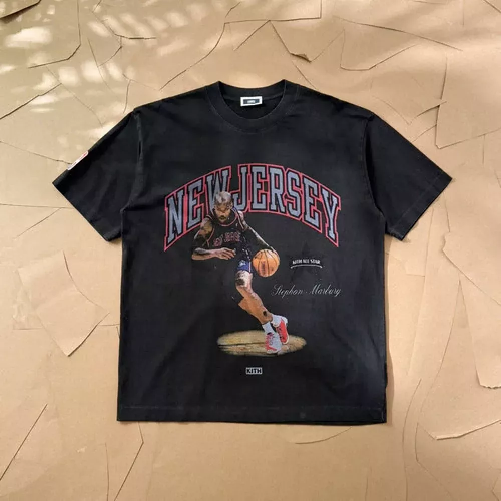 키스 NBA 올스타 콜라보 빈티지 워싱 티