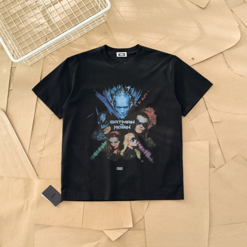 키스 배트맨 앤 로빈 그래픽 반팔 티셔츠