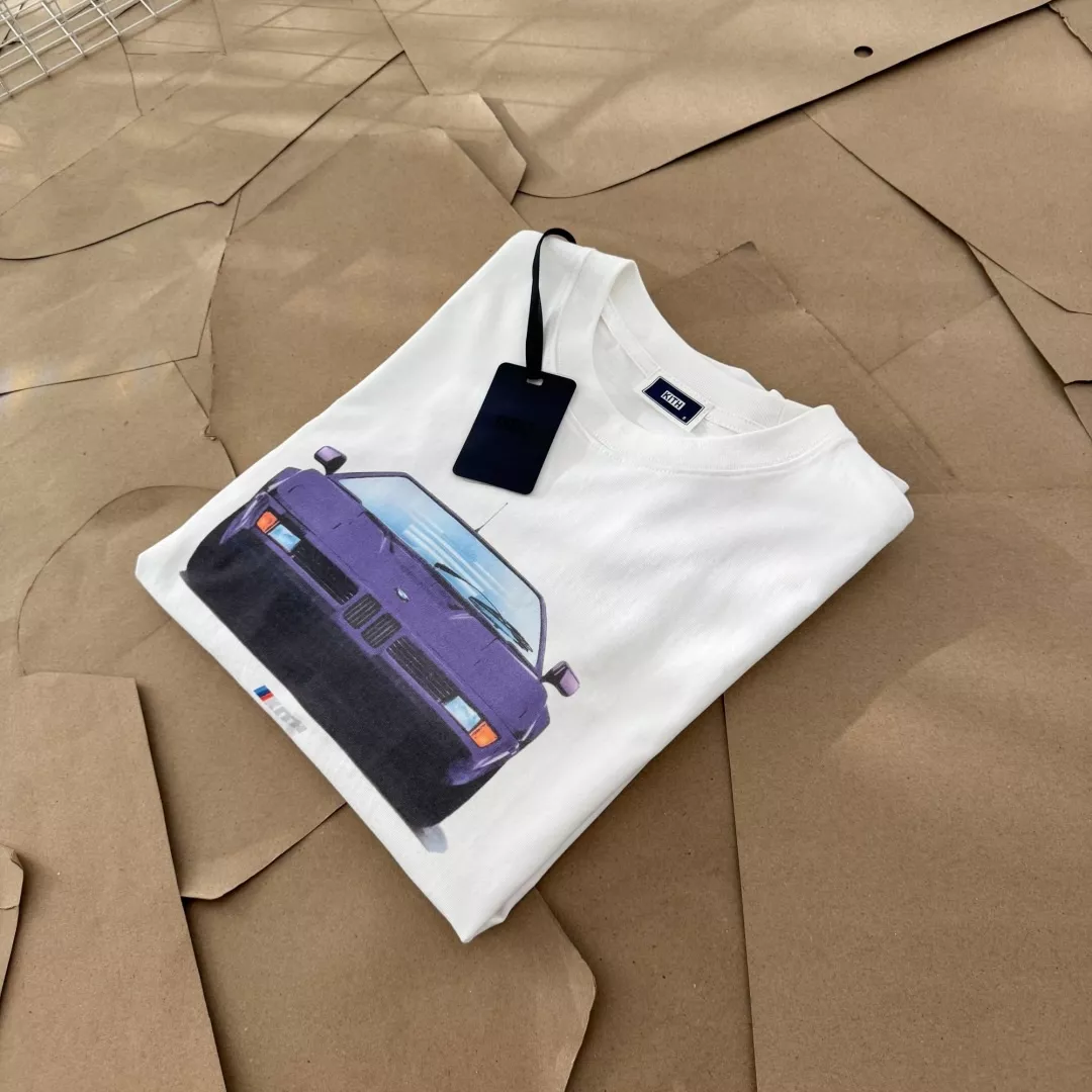 키스 BMW 콜라보 빈티지 카 프린트 반팔 티 상세 이미지 3