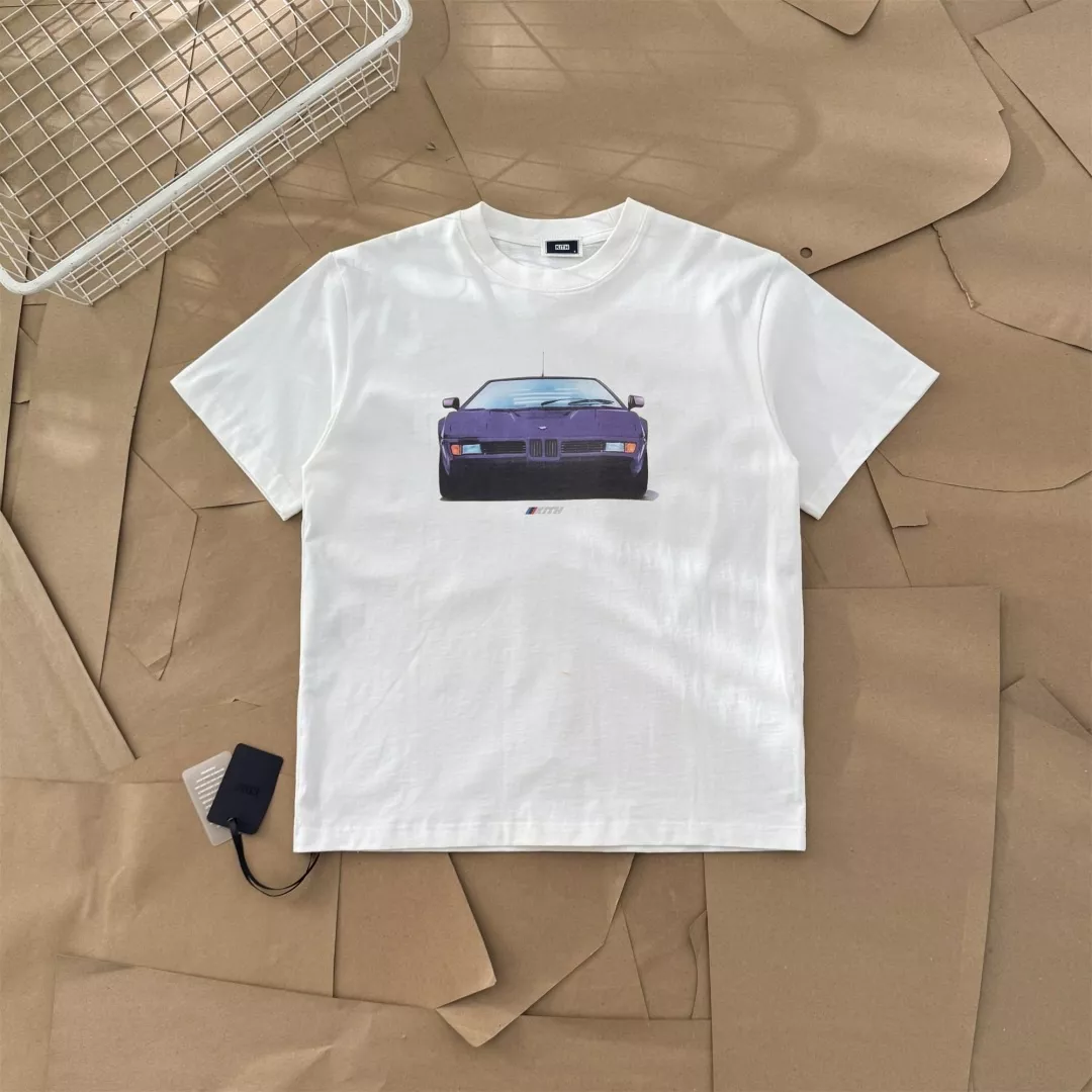 키스 BMW 콜라보 빈티지 카 프린트 반팔 티 상세 이미지 1