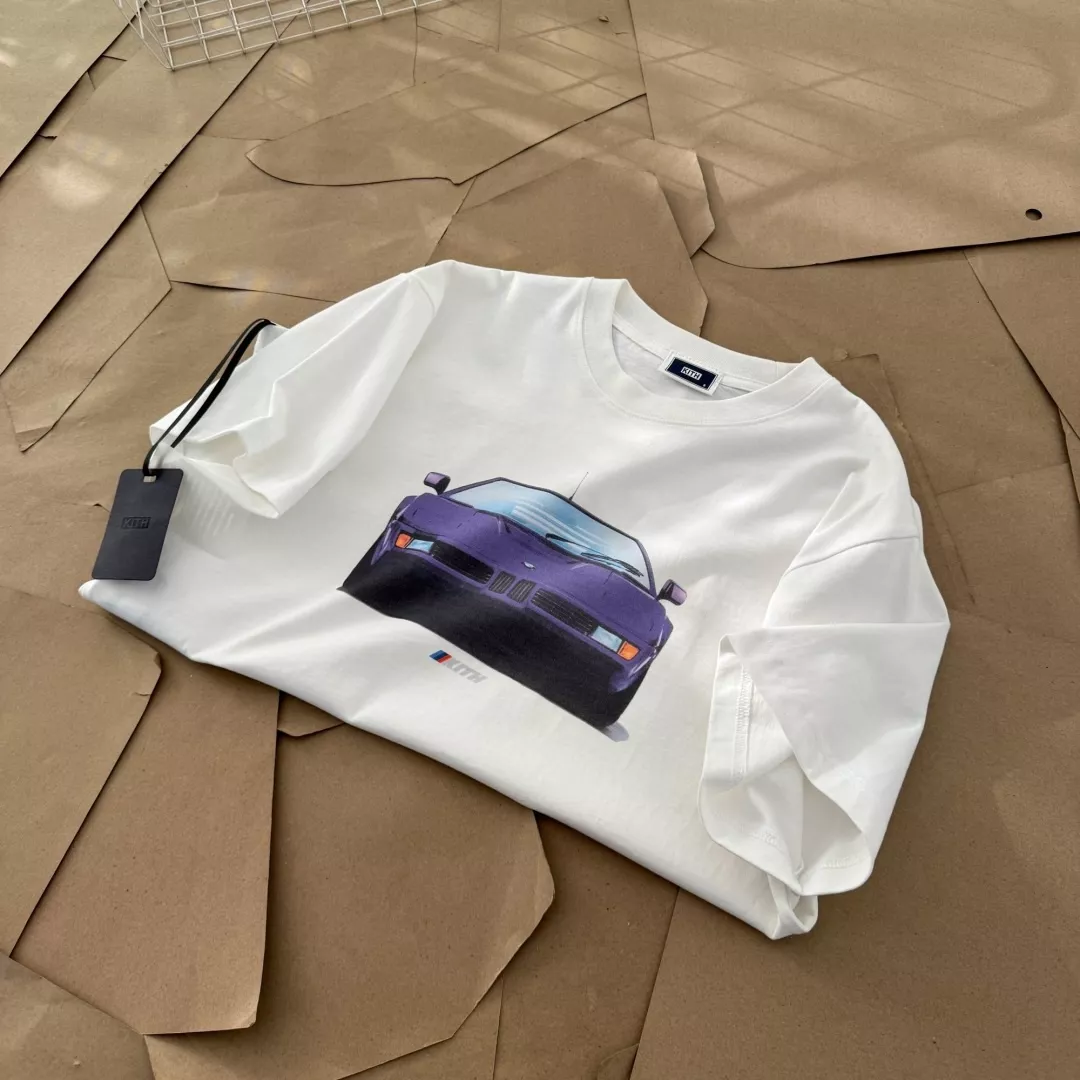 키스 BMW 콜라보 빈티지 카 프린트 반팔 티 상세 이미지 5