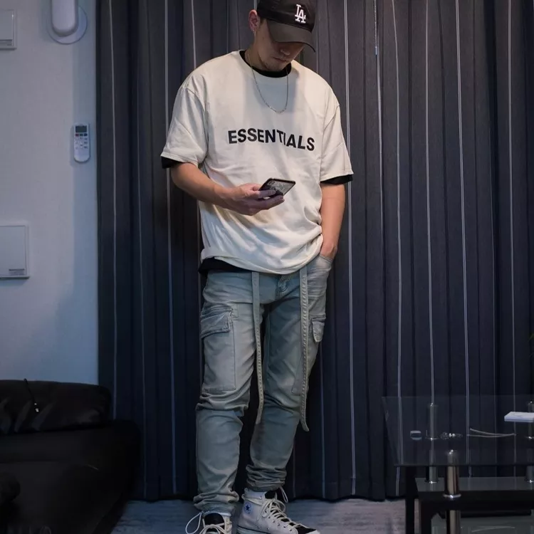 피어오브갓 레터링 포인트 코튼 반팔 티셔츠 상세 이미지 40