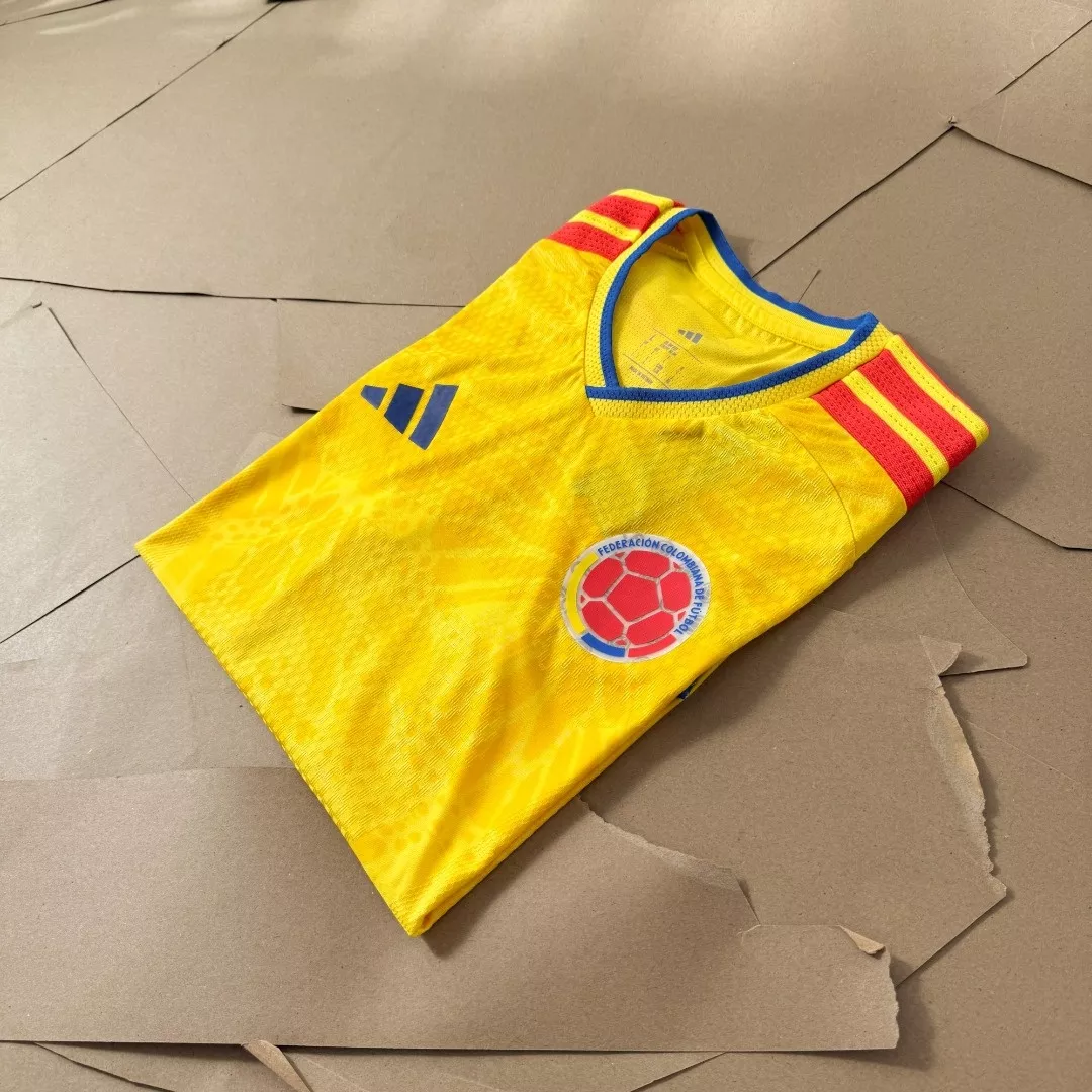 아디다스 콜롬비아 국가대표 브이넥 축구 유니폼 상세 이미지 11