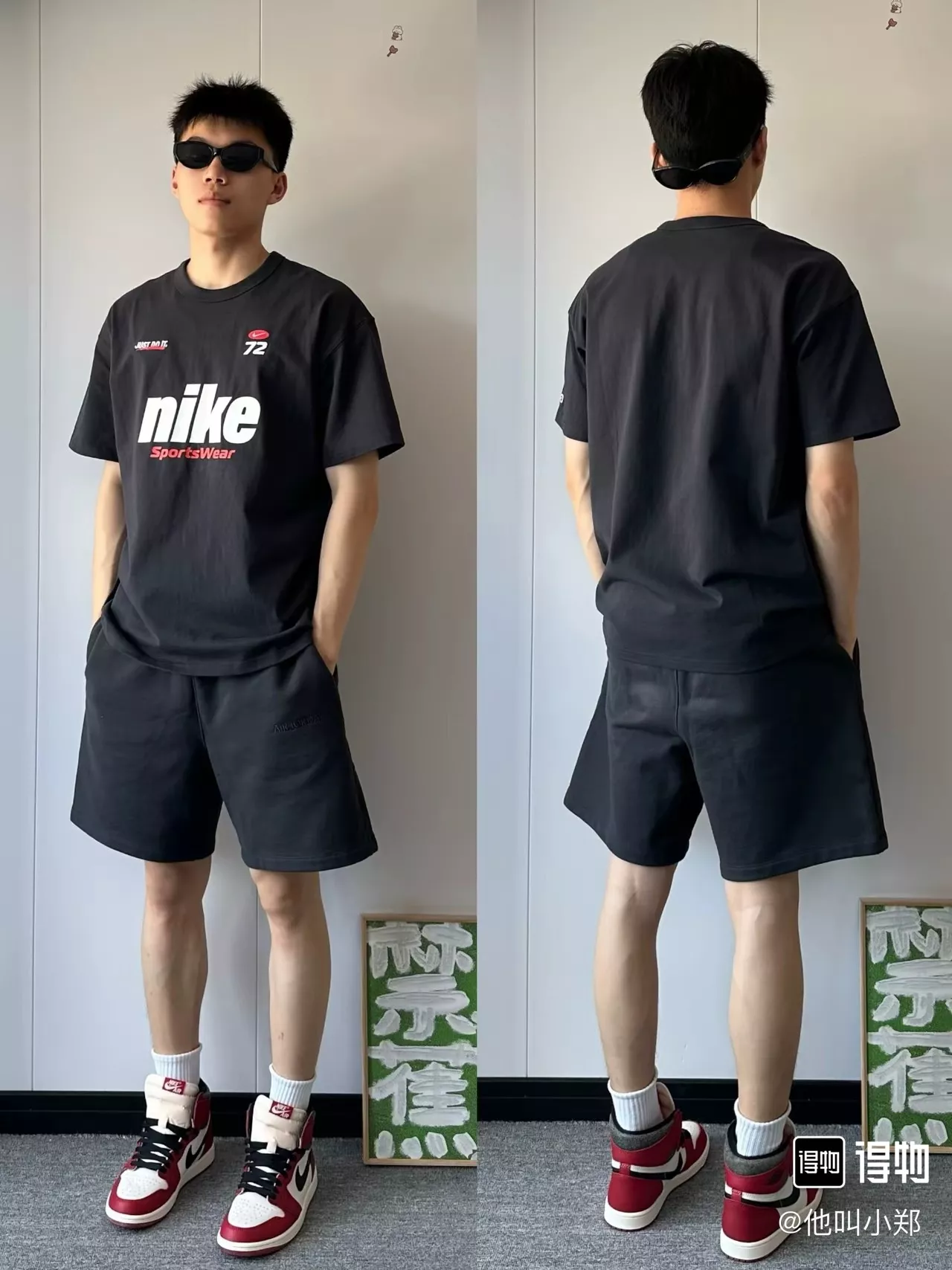나이키 레터링 프린트 라운드넥 반팔 티셔츠 상세 이미지 28