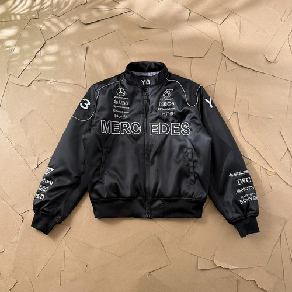 와이쓰리 메르세데스 AMG 페트로나스 F1 로고 봄버 재킷