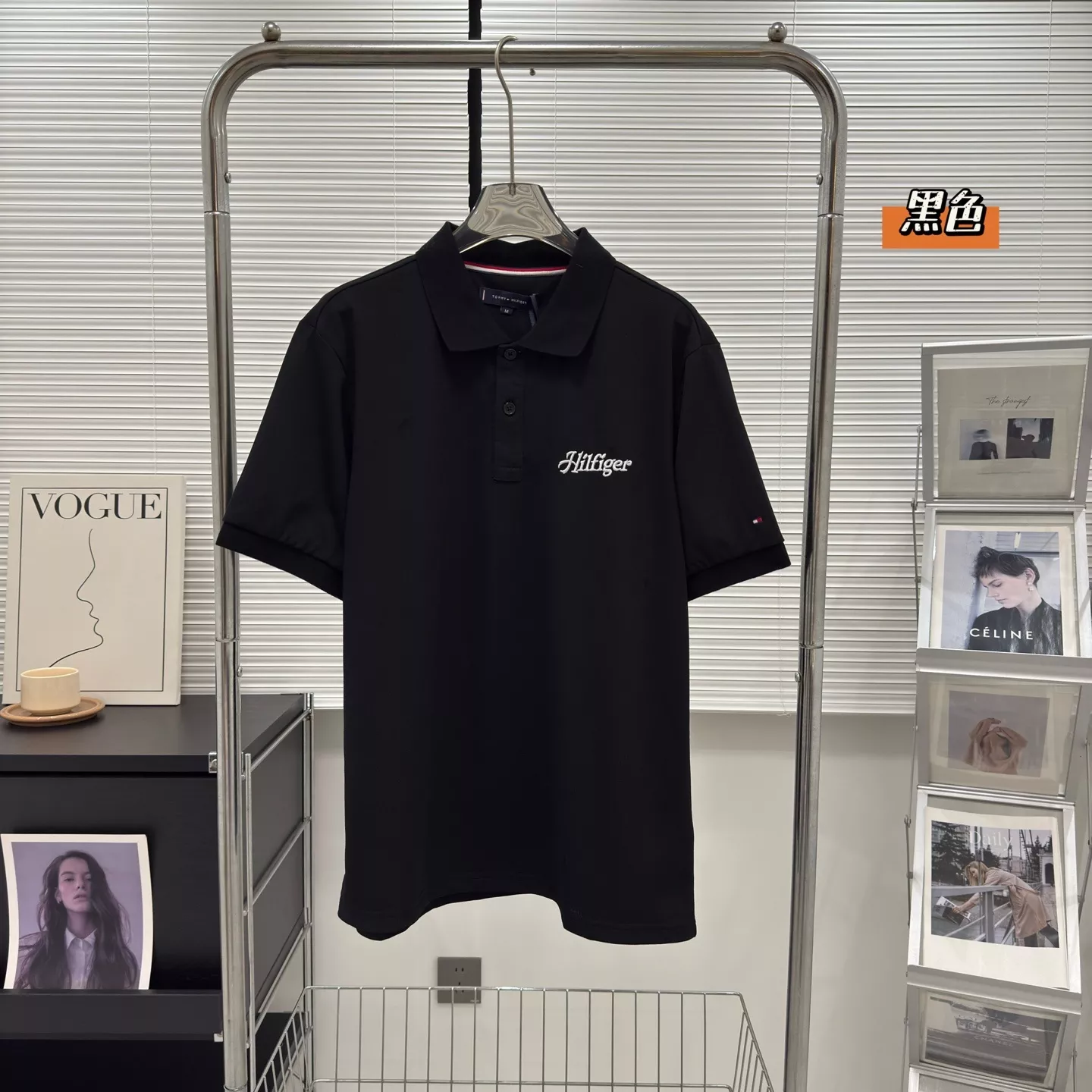 타미힐피거 클래식 영문 자수 반소매 폴로 상세 이미지 4