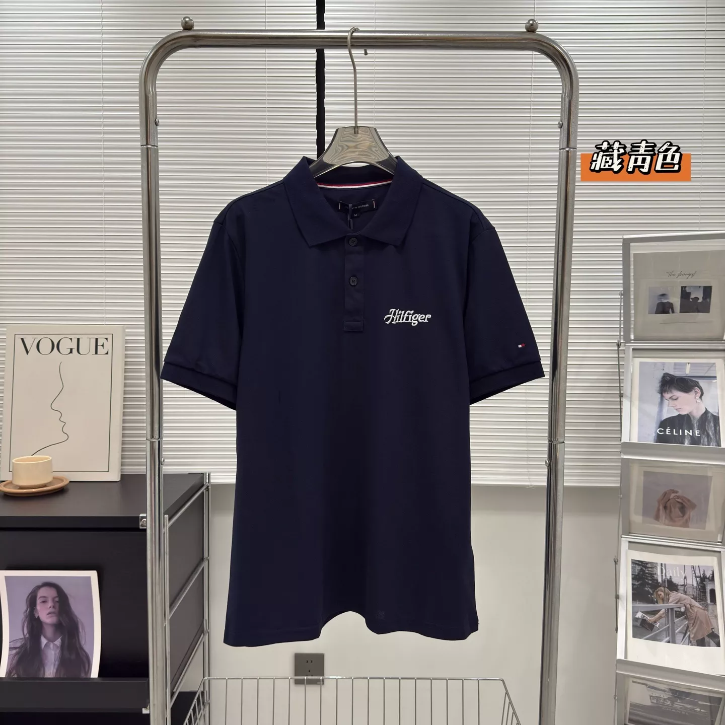 타미힐피거 클래식 영문 자수 반소매 폴로 상세 이미지 3