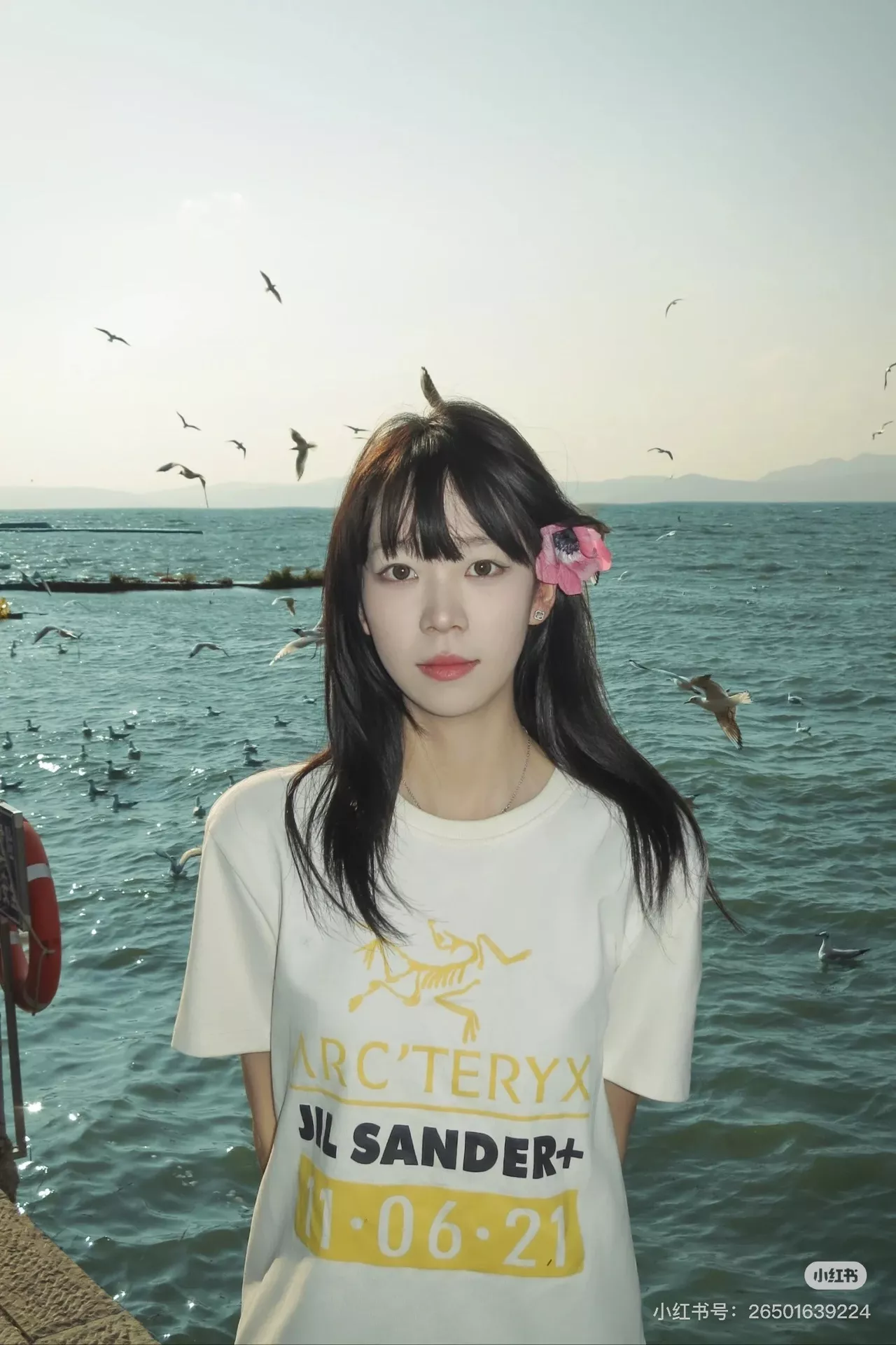아크테릭스 클래식 로고 라운드 반팔 티셔츠 상세 이미지 15