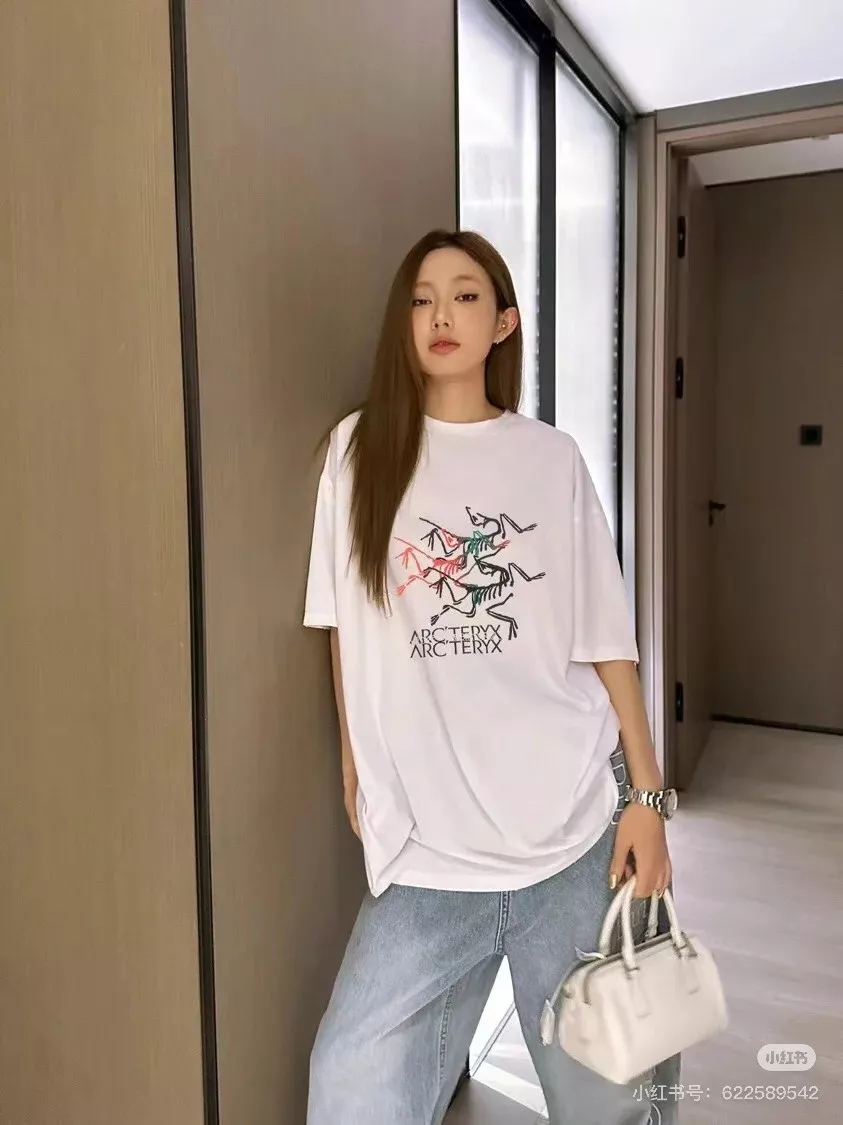 아크테릭스 유기농 코튼 프린트 반팔 티셔츠 상세 이미지 13