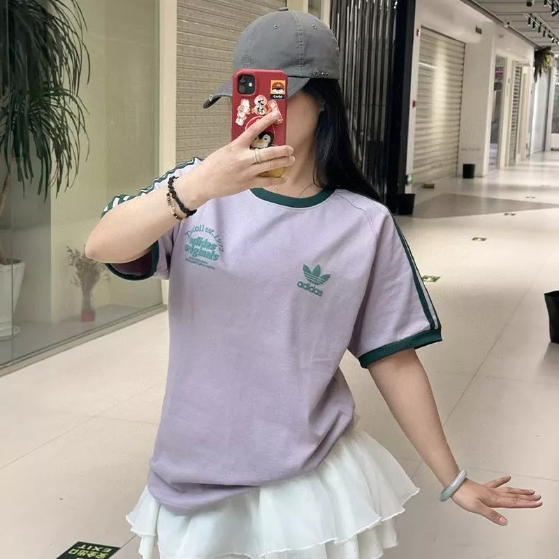 아디다스 레트로 스리프 스트라이프 슬림 티셔츠 상세 이미지 14