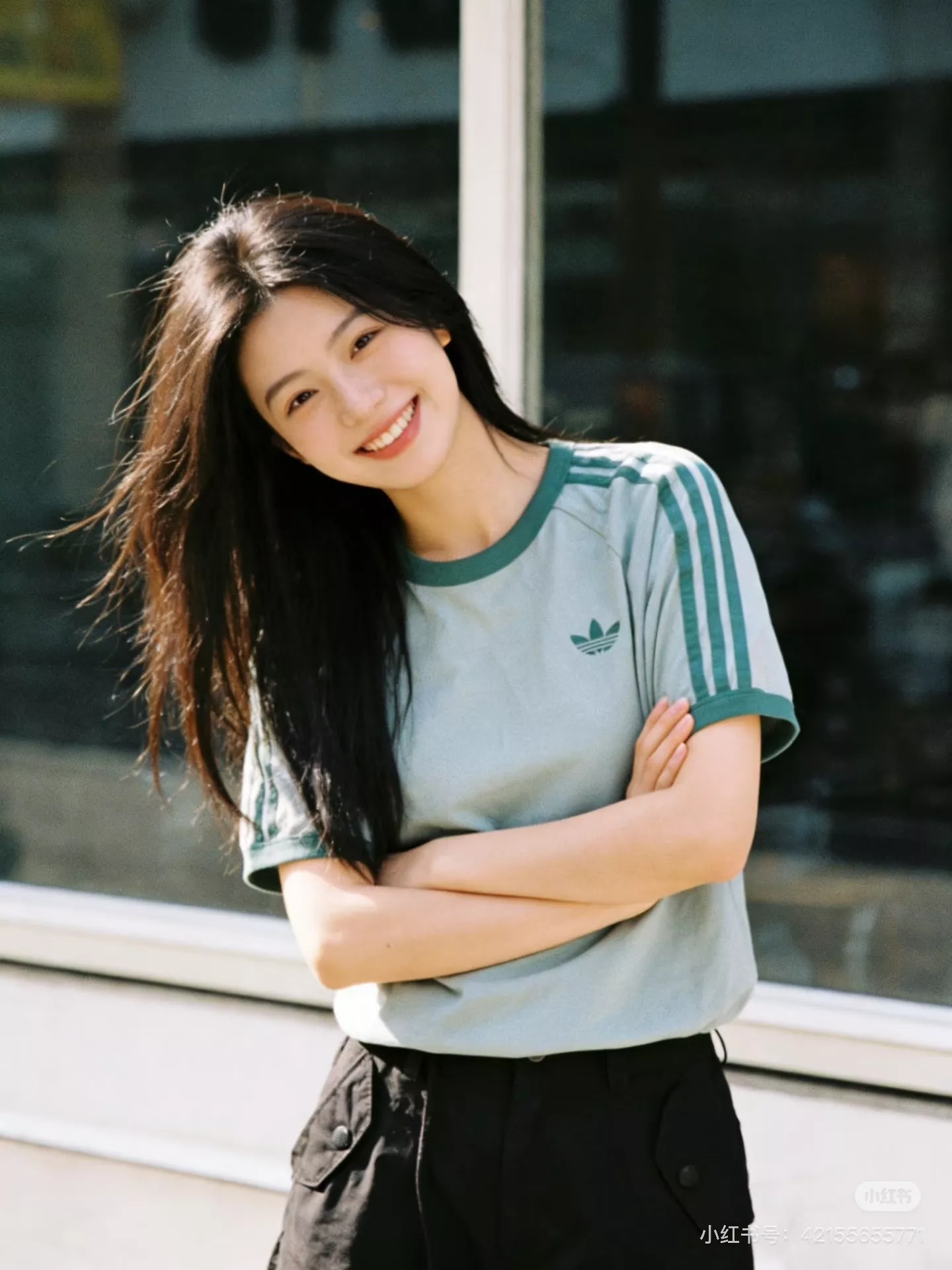 아디다스 클래식 래글런 반소매 티셔츠 상세 이미지 22
