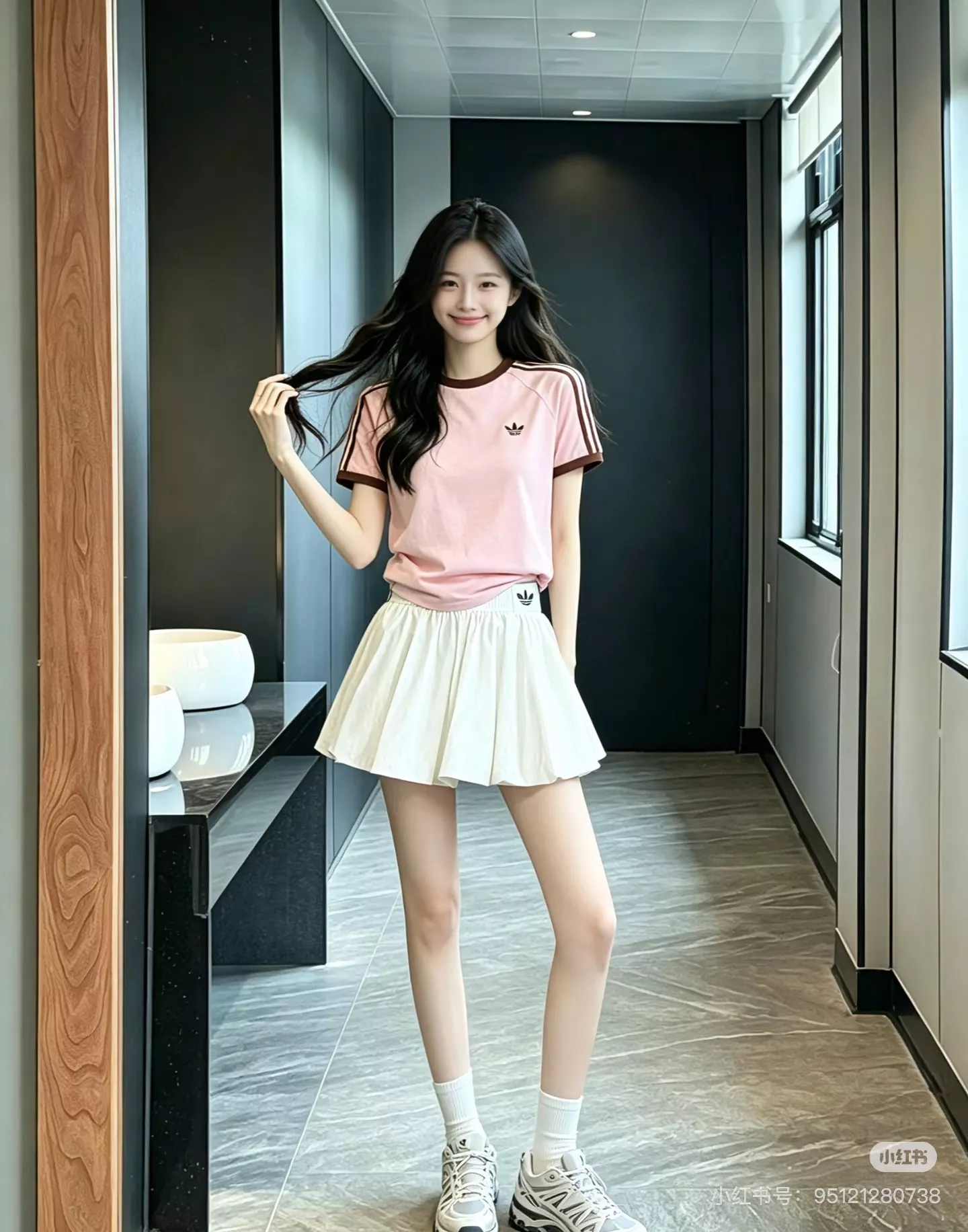 아디다스 클래식 래글런 반소매 티셔츠 상세 이미지 15