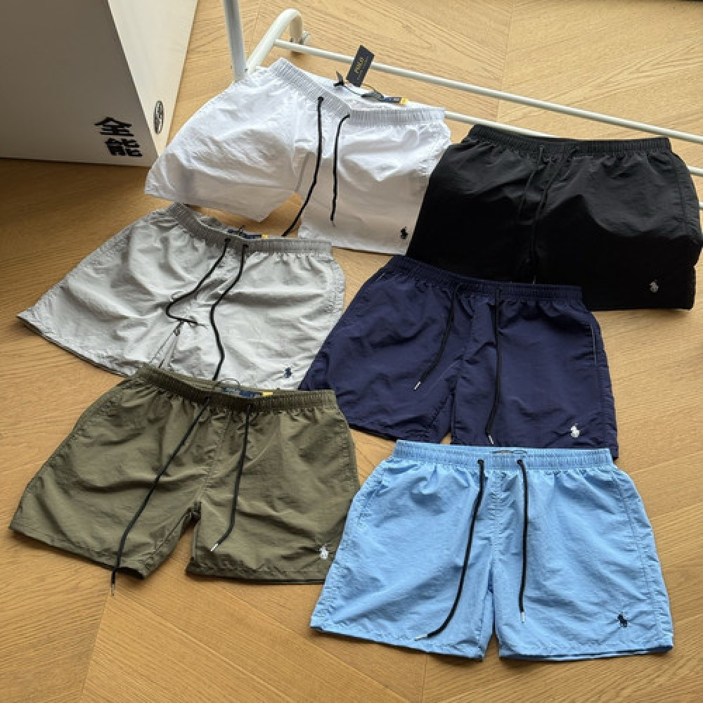 랄프로렌 포니 로고 밴딩 스트링 속건 비치 반바지