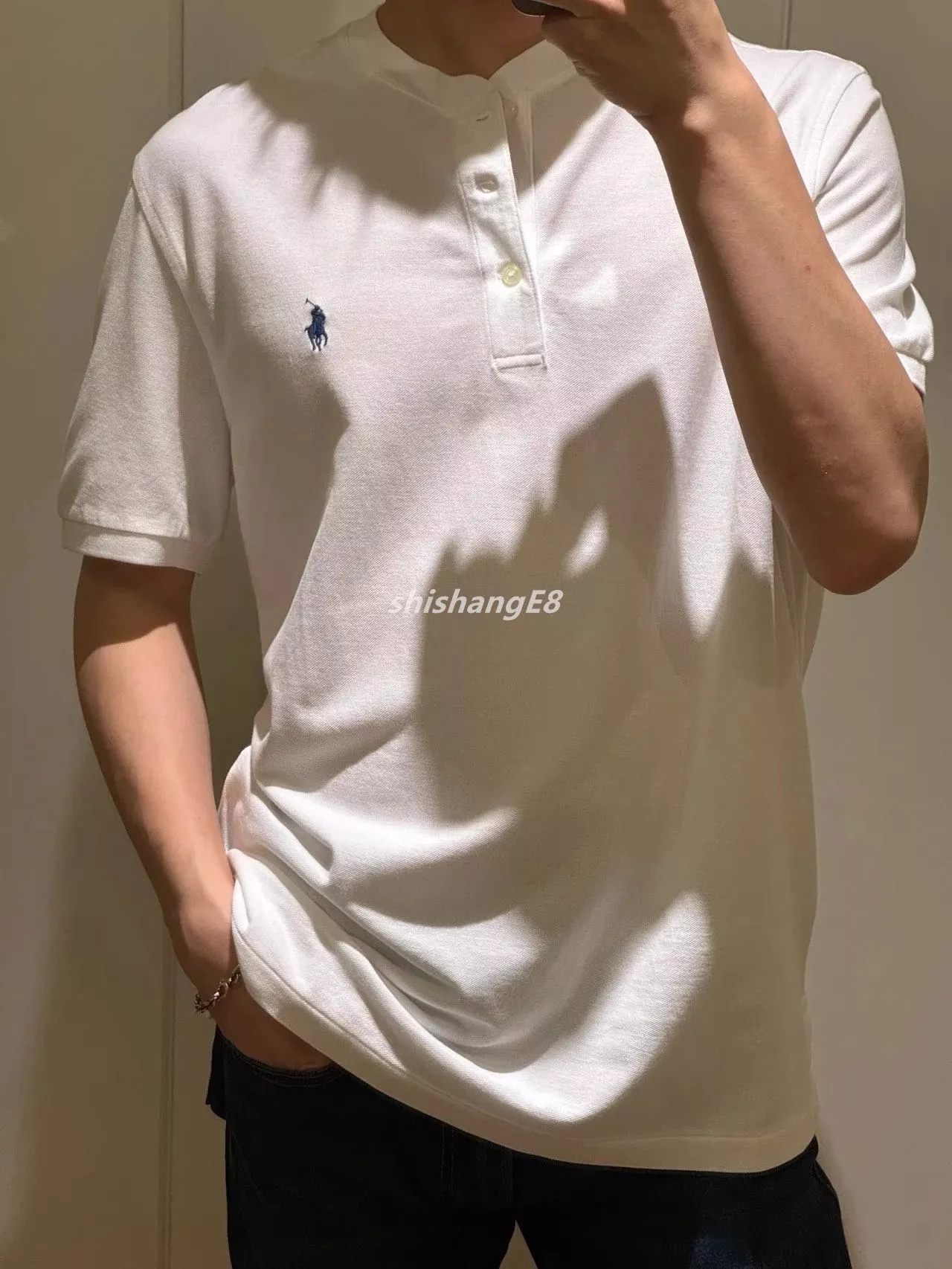 랄프로렌 헨리넥 코튼 반소매 티셔츠 상세 이미지 28