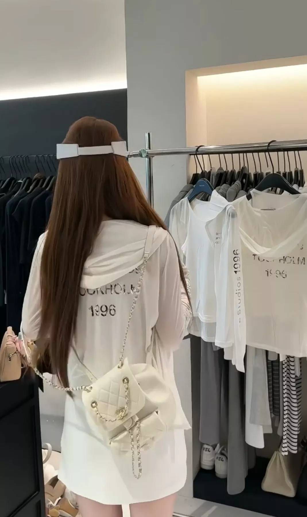아크네스튜디오 레이저 로고 집업 가디건 세트 상세 이미지 9